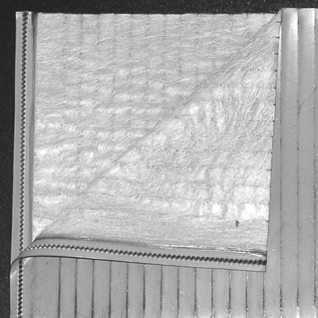 Detailed image of battery plate separators