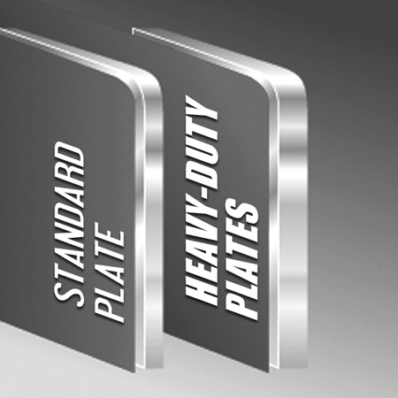 Detailed image of a full-frame optimized battery plate